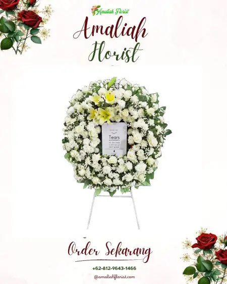 Krans Bunga Duka Suka Baru