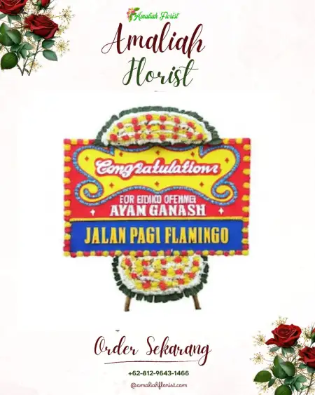 Sewa Papan Bunga Suka Baru